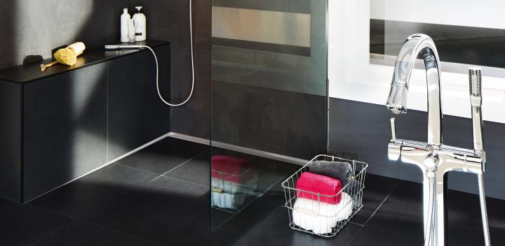 BLANKE DISK Fliesenzubehör: selbstklebendes Abdichtungs-System für Dusche und Bad