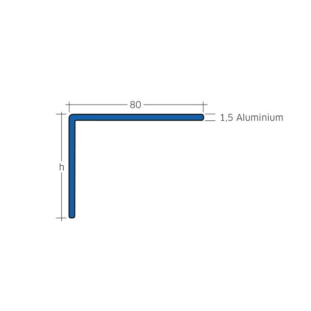 BALKON-Afsluitprofiel plus (Aluminium)